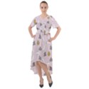 Birds in the sky  Front Wrap High Low Dress View1