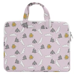 Birds In The Sky  Macbook Pro Double Pocket Laptop Bag (large) by SychEva