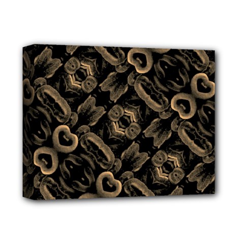 Modern Intricate Print Pattern Deluxe Canvas 14  X 11  (stretched)