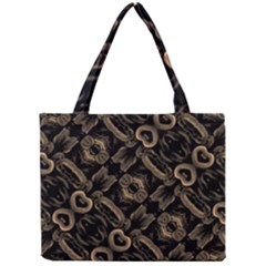 Modern Intricate Print Pattern Mini Tote Bag by dflcprintsclothing