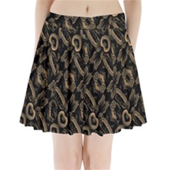 Modern Intricate Print Pattern Pleated Mini Skirt by dflcprintsclothing