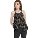 Modern Intricate Print Pattern Flowy Camisole Tank Top View1