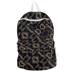 Modern Intricate Print Pattern Foldable Lightweight Backpack by dflcprintsclothing