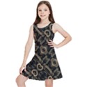 Modern Intricate Print Pattern Kids  Lightweight Sleeveless Dress View1