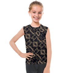 Modern Intricate Print Pattern Kids  Mesh Tank Top by dflcprintsclothing