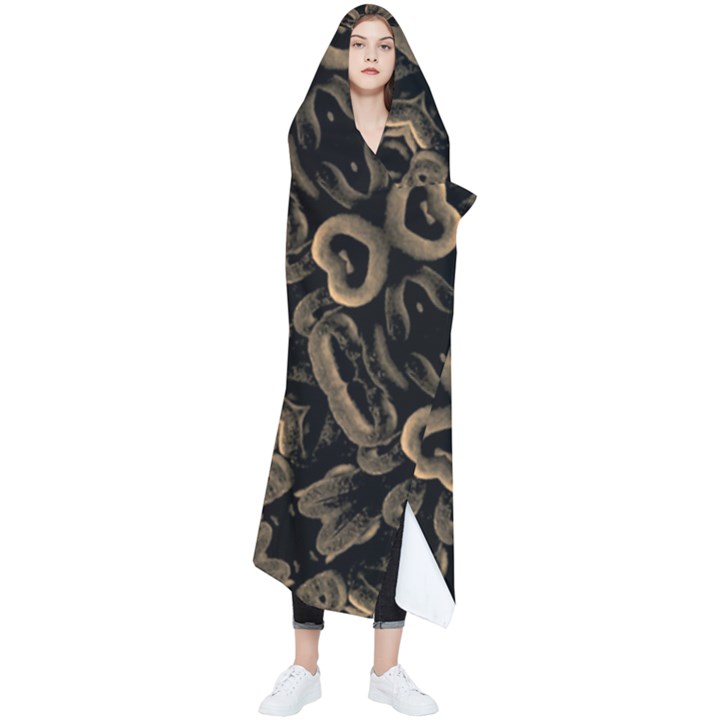 Modern Intricate Print Pattern Wearable Blanket