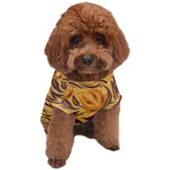 Folk Flowers Dog T-shirt by Eskimos