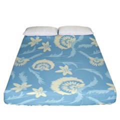 Blue Fantasy Fitted Sheet (california King Size) by Eskimos