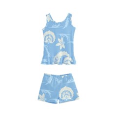 Blue Fantasy Kids  Boyleg Swimsuit by Eskimos