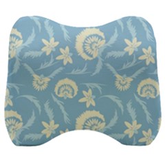 Blue Fantasy Velour Head Support Cushion by Eskimos