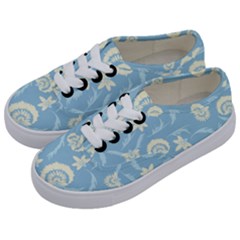 Blue Fantasy Kids  Classic Low Top Sneakers by Eskimos