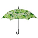 Green leaves Hook Handle Umbrellas (Large) View3