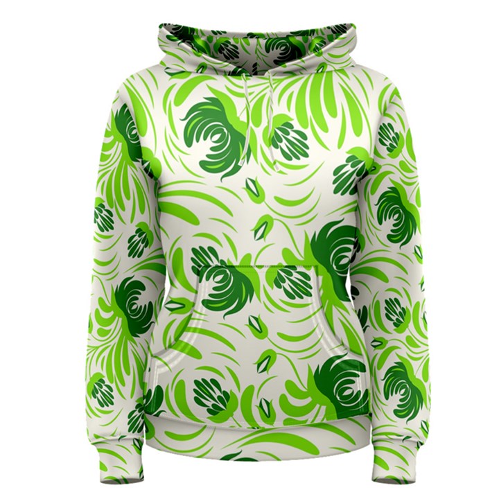 Green leaves Women s Pullover Hoodie