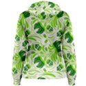 Green leaves Women s Pullover Hoodie View2