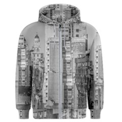 Aerial View Montevideo Uruguay Men s Zipper Hoodie by dflcprintsclothing