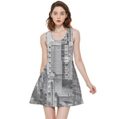 Aerial View Montevideo Uruguay Inside Out Reversible Sleeveless Dress