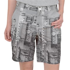 Aerial View Montevideo Uruguay Pocket Shorts by dflcprintsclothing