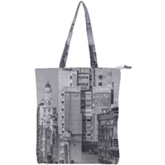 Aerial View Montevideo Uruguay Double Zip Up Tote Bag by dflcprintsclothing