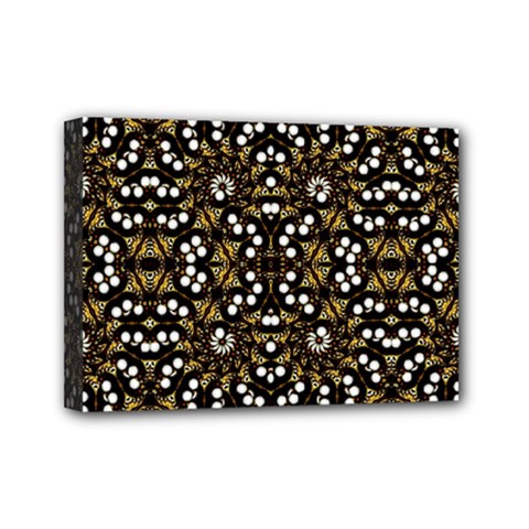 Modern Geometric Ornate Pattern Mini Canvas 7  X 5  (stretched) by dflcprintsclothing