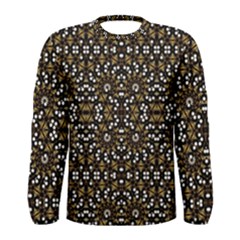 Modern Geometric Ornate Pattern Men s Long Sleeve Tee by dflcprintsclothing