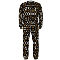 Modern Geometric Ornate Pattern Onepiece Jumpsuit (men)  by dflcprintsclothing