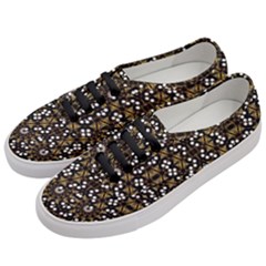 Modern Geometric Ornate Pattern Women s Classic Low Top Sneakers by dflcprintsclothing