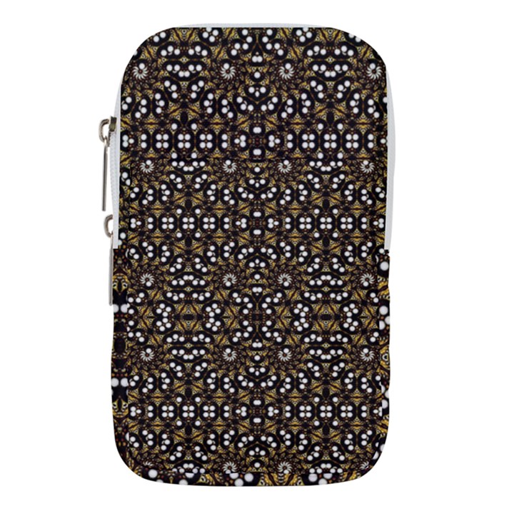 Modern Geometric Ornate Pattern Waist Pouch (Large)