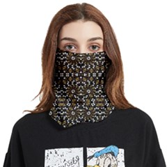 Modern Geometric Ornate Pattern Face Covering Bandana (two Sides)