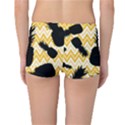 Ananas Chevrons Noir/Jaune Reversible Boyleg Bikini Bottoms View4