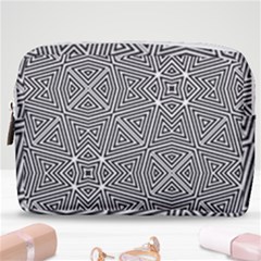 Pattern Formes Geometriques Make Up Pouch (medium) by kcreatif