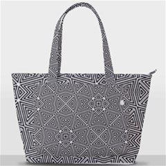 Pattern Formes Geometriques Back Pocket Shoulder Bag  by kcreatif