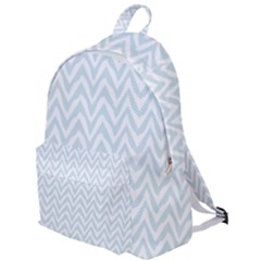 Chevrons Bleu Clair/blanc The Plain Backpack by kcreatif