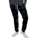 Blue Turtles On Black Men s Jogger Sweatpants View1