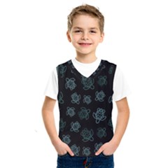 Blue Turtles On Black Kids  Basketball Tank Top by contemporary