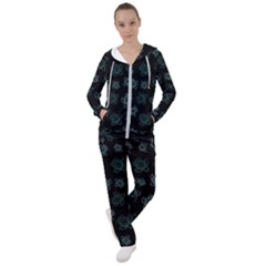 Blue Turtles On Black Women s Tracksuit by contemporary