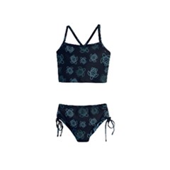 Blue Turtles On Black Girls  Tankini Swimsuit by contemporary