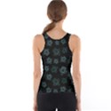 Blue Turtles On Black Tank Top View2