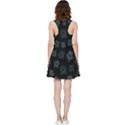 Blue Turtles On Black Inside Out Racerback Dress View4