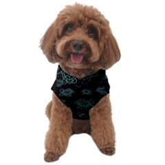 Blue Turtles On Black Dog Sweater