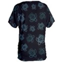 Blue Turtles On Black Women s Oversized Tee View2