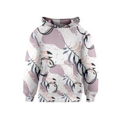 Tropical Floral Pattern Kids  Pullover Hoodie by designsbymallika