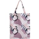 Tropical Floral Pattern Zipper Classic Tote Bag View1