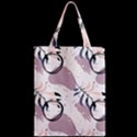 Tropical Floral Pattern Zipper Classic Tote Bag View2