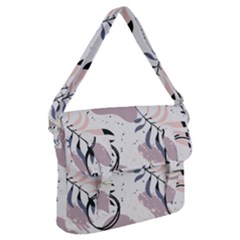 Tropical Floral Pattern Buckle Messenger Bag by designsbymallika