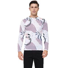 Tropical Floral Pattern Men s Long Sleeve Rash Guard