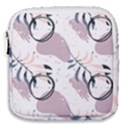 Tropical Floral Pattern Mini Square Pouch View1