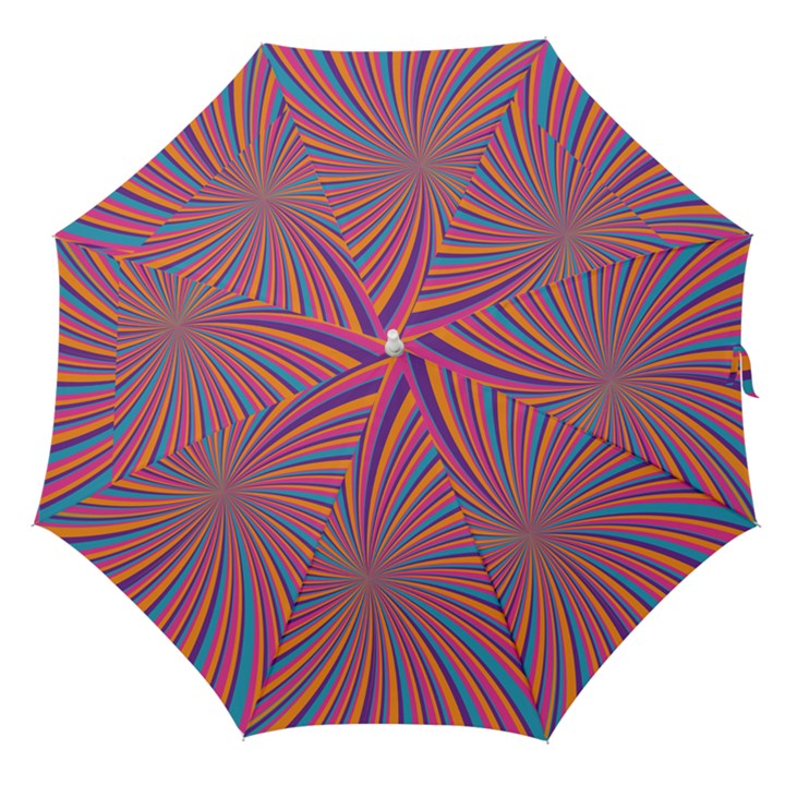 Psychedelic Groovy Pattern 2 Straight Umbrellas