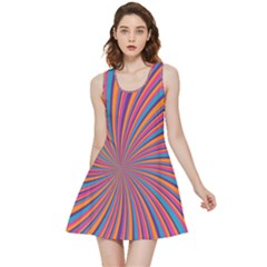 Psychedelic Groovy Pattern 2 Inside Out Reversible Sleeveless Dress