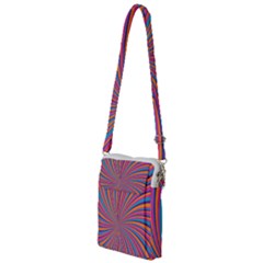 Psychedelic Groovy Pattern 2 Multi Function Travel Bag by designsbymallika