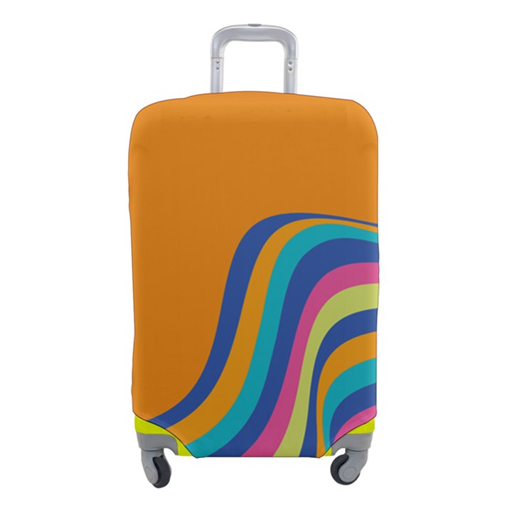 Psychedelic-groovy-pattern Luggage Cover (Small)